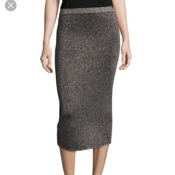 Sandro metallic skirt
